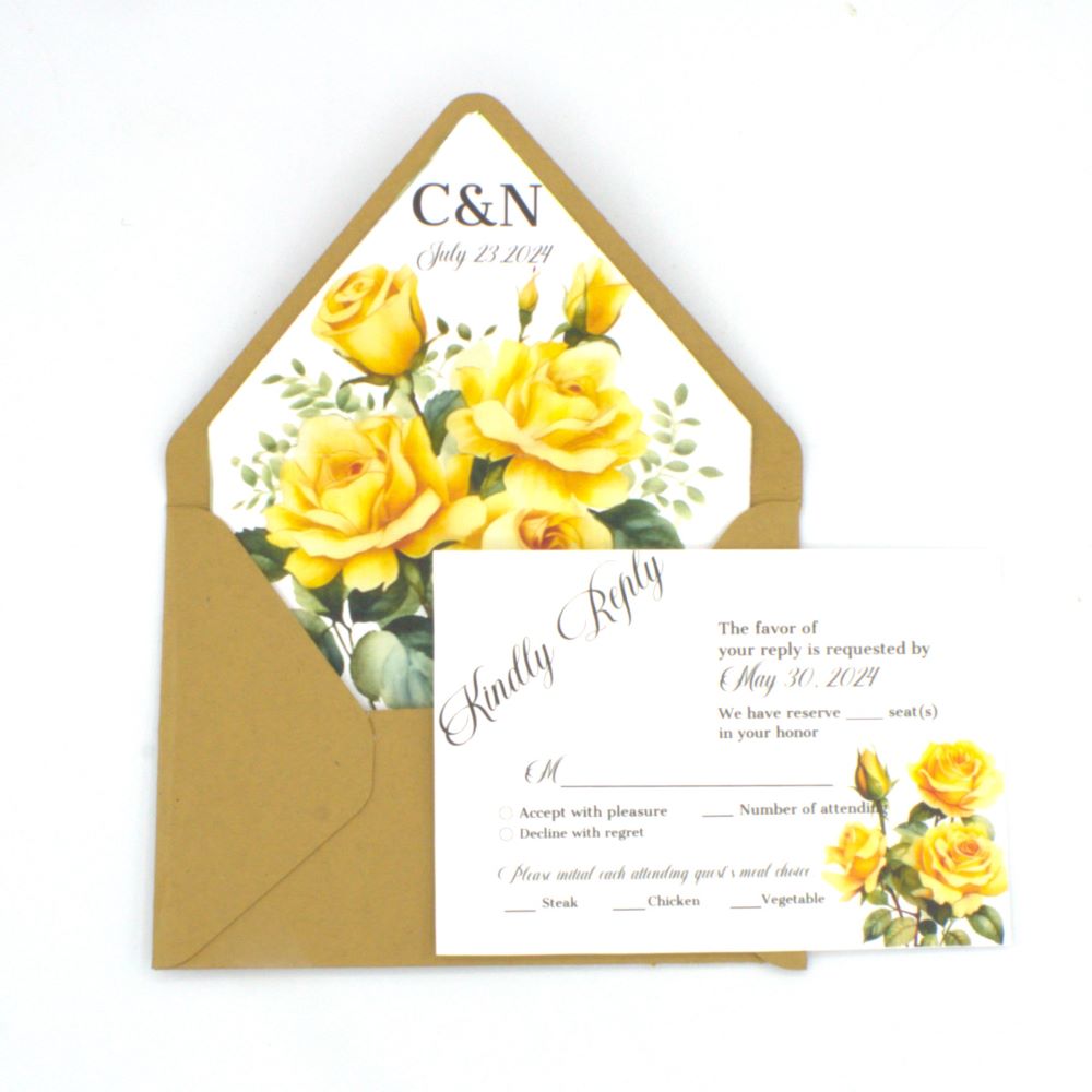 Yellow Rose RSVP